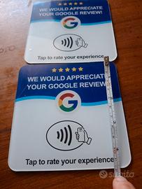 targhette NCF Google 2 pezzi
