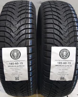 2 GOMME 185 60 15 MICHELIN A63605