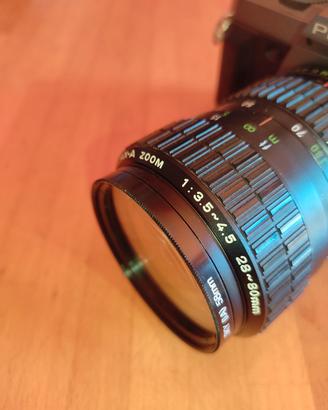 Pentax P30T + 28-80 + flash – reflex analogica !