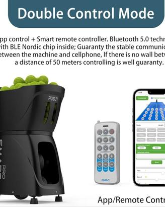 Macchina lancia palline tennis Pusun PT Smart Pro