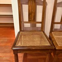 4 sedie francesi in noce