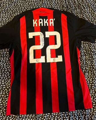 Maglia AC Milan Kakà 2008 Autografata+ Sciarpa