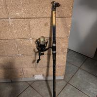 Canna da pesca con mulinello 3,50 m –