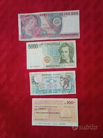 (LOTTO N°4) BANCONOTE IN LIRE ITALIANE