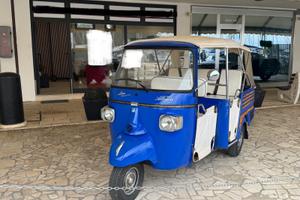 Piaggio Ape Calessino blu 4 posti diesel, tuk tuk