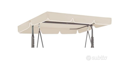 Tettuccio per Dondolo da Giardino 112 x 166 cm