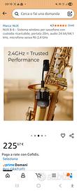 microfono sax Nux B6 wireles