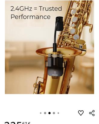 microfono sax Nux B6 wireles