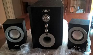 CASSE ADJ SP805 POP 21 WATT 2.1 SUBWOOFER Nuove
