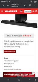 Sony HT-ST5000 soundbar Dolby Atmos top di gamma