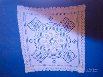 centri tavolo quadrato e rotondo  a uncinetto