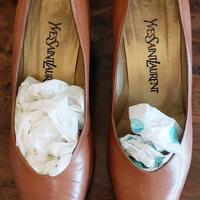 Scarpe eleganti donna Yves Saint Laurent ocra/marr