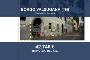 Immobile in asta di 123 m² a Borgo Valsugana