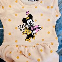 Abito Minnie Disney felpato