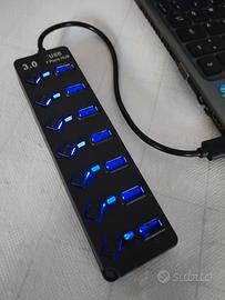 HUB USB 3.O 7 porte alta velocità 