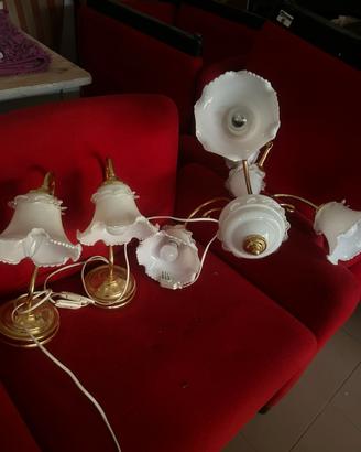 Lampadario + 2 lampade piccole abbinate