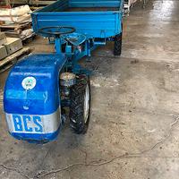 Moto agricola BCS con carrello ribaltabile