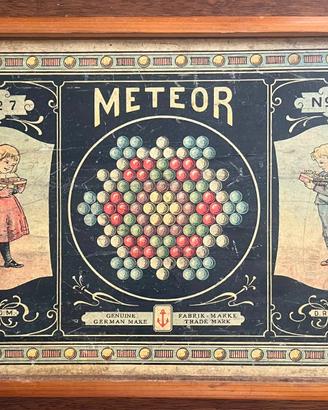 1880-Antico gioco tedesco di biglie "Meteor 7"