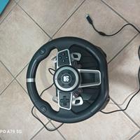 volante per PlayStation con cambio e pedalina