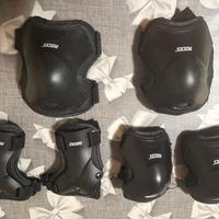 set protezione pattinaggio 