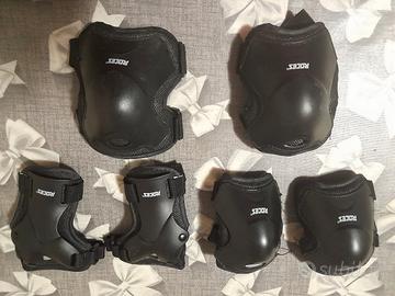 set protezione pattinaggio 