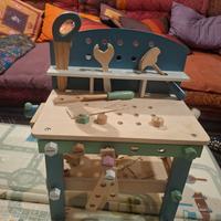 Banchetto lavoro legno bambini