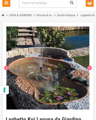 Laghetto in resina 3000 lt