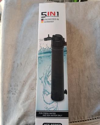 filtro interno con lampada uv