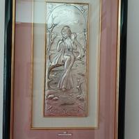 prezioso bassorilievo in argento.925
