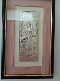 prezioso bassorilievo in argento.925