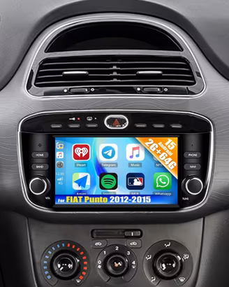 Autoradio Android 15 Fiat Punto (2012-2015) 7"