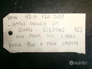 Cambio manuale 6 marce bmw 118d f40