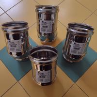 Tubo nuovo mai usato, curva 45° fi 10 acciaio inox