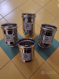 Tubo nuovo mai usato, curva 45° fi 10 acciaio inox