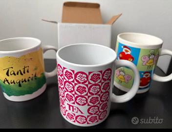 Lotto 3 tazze mug