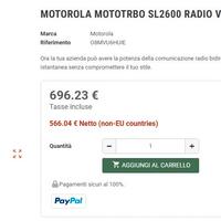 Motorola mototrbo sl2600