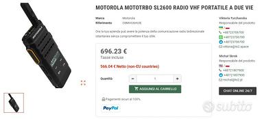 Motorola mototrbo sl2600