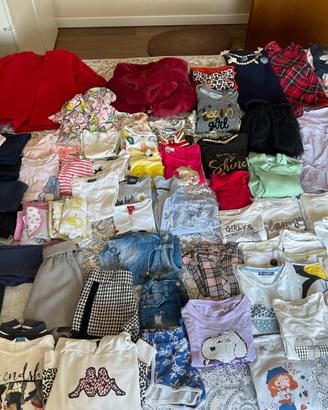 stock vestiti bambina 3/4 anni