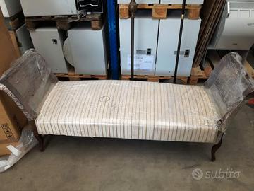 DIVANETTO DELL' OTTOCENTO CON CUSCINI A RULLO