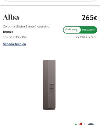 Colonna bagno