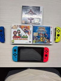 Switch + 4 Joy-Con + giochi Nintendo 3DS