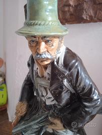 statuetta Capodimonte bott.liquore 0,5