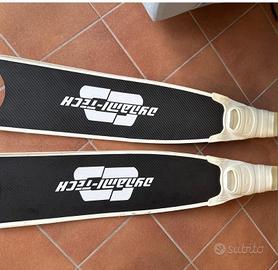 Pinne in carbonio Dynami-Tech Cetma Composites - Sports In vendita 
