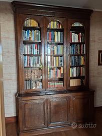 GRANDISSIMA LIBRERIA ANTICA BOOKCASE ROVERE 260H