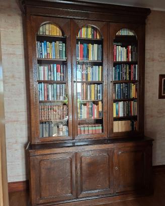 GRANDISSIMA LIBRERIA ANTICA BOOKCASE ROVERE 260H