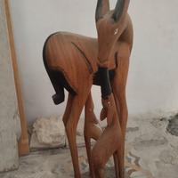 statue in legno massello