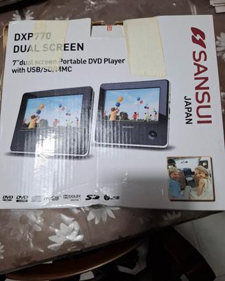dvd player dual  screen