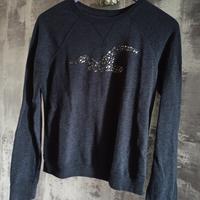 Maglione Hollister Blu Scuro con strass - Taglia S
