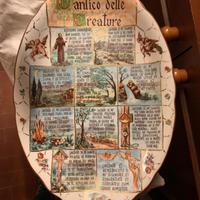 Ceramica Bavaria - Piatto "Cantico delle Creature"