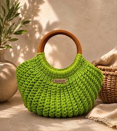 borsa conchiglia uncinetto